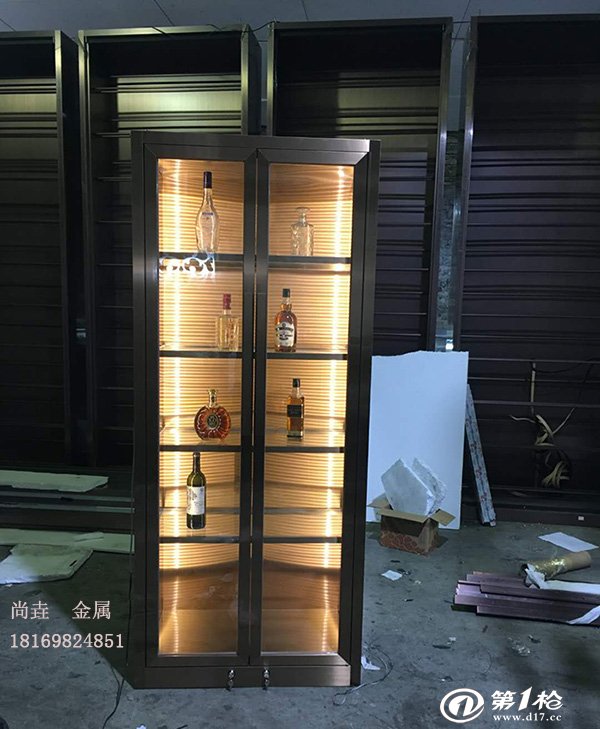 家装不锈钢酒柜定制